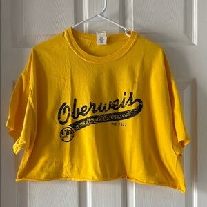 Gildan Bright Yellow Oberweis T-Shirt